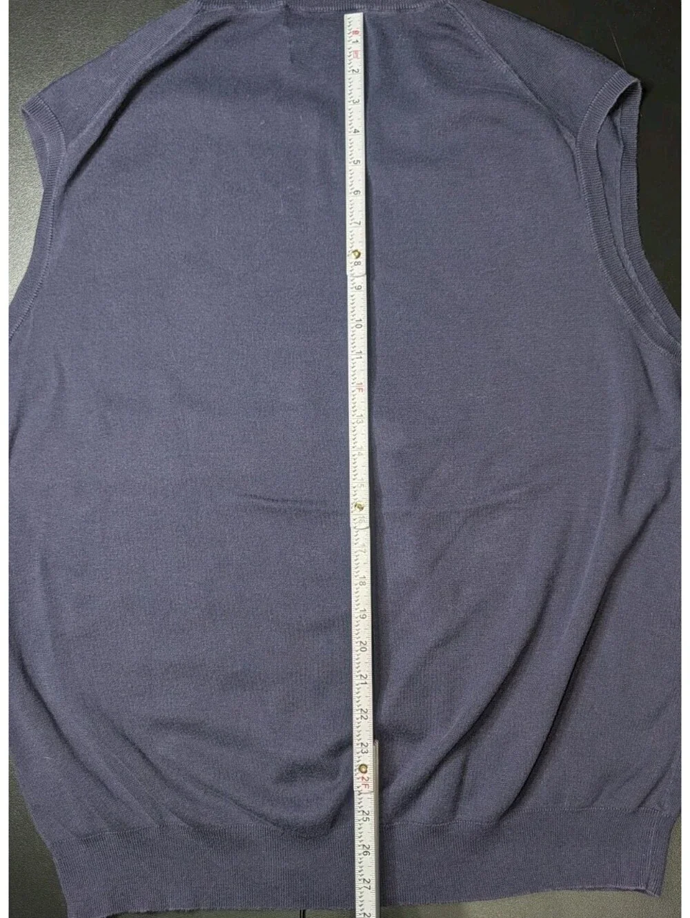 Polo Ralph Lauren V Neck Sweater Vest Mens XLT Tall Pima Cotton Navy